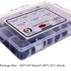71dBfKEqg4L._SL1500_.jpg 672 Pcs Mild Steel Black Coated Flange Nuts 7 Sizes M3-M12 Assortment Pack