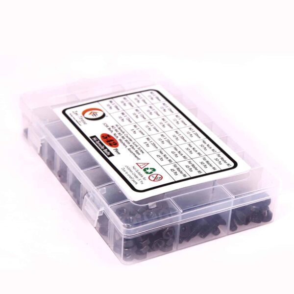 542 Pcs Hi Tensile M3 M4 M5 M6 Dia Socket CSK Flat Head Bolts With Matching Accessories Assortment Pack