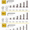 71gXFWBCYSL._SL1500_.jpg 790 Pcs Stainless Steel M3 M4 M5 Dia Socket CSK Flat Head Bolts With Matching Accessories Assortment Pack