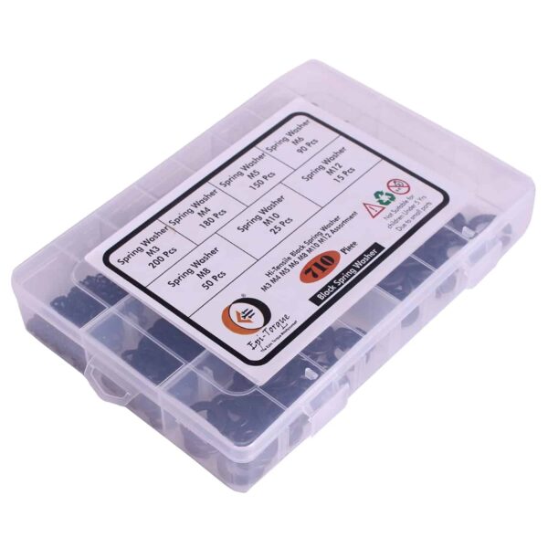 71i0KrN0z4L._SL1500_.jpg 710 Pcs Hi-Tensile Spring Lock Split Lock Washer 7 Sizes M3-M12 Assortment Pack