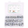 71p7YJIlQgL._SL1500_.jpg 662 Pcs Mild Steel Zinc Plated Metric Nylon Insert Lock Nut 7 Sizes M3 - M12 Assortment Pack