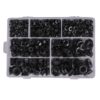 71x9NIEsQJL._SL1500_.jpg 672 Pcs Mild Steel Black Coated Flange Nuts 7 Sizes M3-M12 Assortment Pack