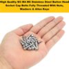 780-Pcs-M3-M4-M5-Dia-Stainless-Steel-Button-Head-Bolt-Assortment-Pack-5.jpg 780 Pcs Stainless Steel M3 M4 M5 Dia Socket Button Head Bolts With Matching Accessories Assortment Pack