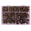 81-R9AXFM3L._SL1500_.jpg 665 Pcs Mild Steel Yellow Plated Flange Nuts 7 Sizes M3-M12 Assortment Pack