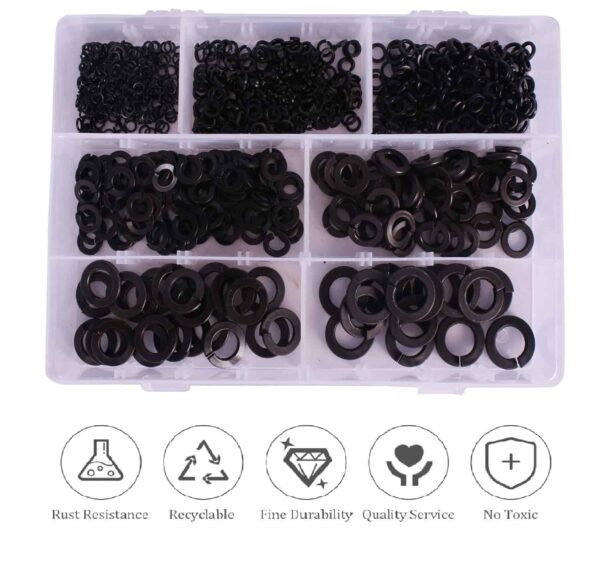 815ajSD-QuL._SL1500_.jpg 710 Pcs Hi-Tensile Spring Lock Split Lock Washer 7 Sizes M3-M12 Assortment Pack