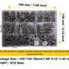 81JkAo2oNjL._SL1500_.jpg 370 Pcs Stainless Steel M6 Dia Hex Head Bolts With Matching Accessories Assortment Pack