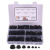 81M7lYQ6gWL._SL1500_.jpg 672 Pcs Mild Steel Black Coated Flange Nuts 7 Sizes M3-M12 Assortment Pack