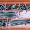 365 Pcs PAN Slotted Head Zinc Plated Screws Different sizes With Matching Rawl Plugs Assortment Pack