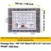 820-Pcs-M3-M4-M5-Dia-Stainless-Steel-Hex-Head-Bolts-Nuts-Washers-Assortment-Pack-7.jpg 820 Pcs Stainless Steel M3 M4 M5 Dia Hex Head Bolts With Matching Accessories Assortment Pack