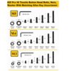 825 Pcs M3 M4 M5 Dia 10.9 Grade Hi Tensile Button Head Bolts Assortment Pack