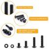 825 Pcs M3 M4 M5 Dia 10.9 Grade Hi Tensile Button Head Bolts Assortment Pack