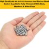 855-Pcs-M6-M8-M10-M12-Dia-Stainless-Steel-Button-Head-Bolts-Assortment-Pack-4.jpg 855 Pcs Stainless Steel M6 M8 M10 M12 Dia Socket Button Head Bolts With Matching Accessories Assortment Pack