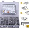 916k1Eg3p2L._SL1500_.jpg 512 Pcs Stainless Steel M3 M4 M5 M6 Dia Socket CSK Flat Head Bolts With Matching Accessories Assortment Pack