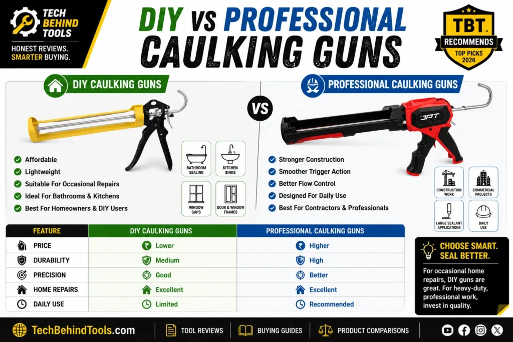 DIY Vs Professional Caulking Gun