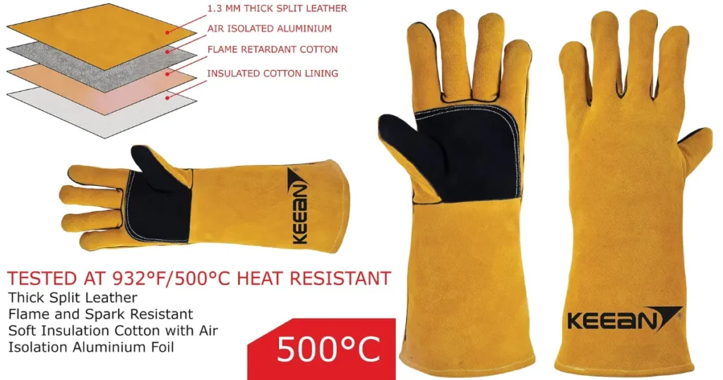 KEEAN MIG TIG Welding Gloves For Welding And Fabrication Work