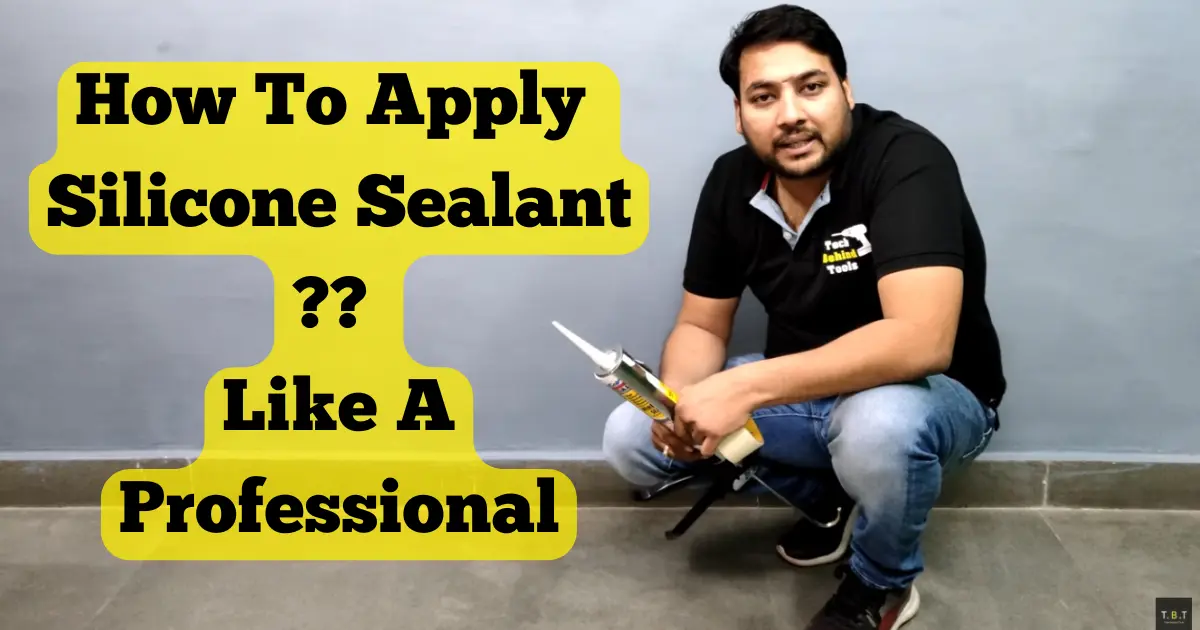 applying silicone sealant using a caulking gun