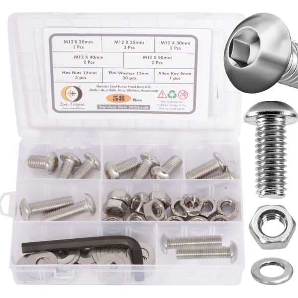 Metric M12 Stainless Steel 202 Metric M12 Stainless Steel 202