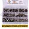 Metric M8 Stainless Steel 202 Grade Hex Head Bolts