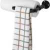 Pipe Craft TWINZ – Industrial Iron Pipe Paper Towel & Cloth Holder | Wall Mounted Dual Kitchen Roll Rack | Heavy-Duty Rustic Hardware | Matte Black Finish