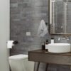 Pipe Craft TRILO – 3-Piece Industrial Bathroom Hardware Set | Towel Ring, Towel Bar & Robe Hook | Heavy-Duty Iron Pipe Fixtures | Matte Black Finish