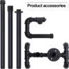 Pipe Craft GRUNDO – Industrial Free-Standing Toilet Paper Holder with Storage | Heavy-Duty Iron Pipe Bathroom Stand | Fits Standard & Jumbo Rolls | Matte Black Rustic Design Pipe Craft GRUNDO – Industrial Free-Standing Toilet Paper Holder with Storage | Heavy-Duty Iron Pipe Bathroom Stand | Fits Standard & Jumbo Rolls | Matte Black Rustic Design